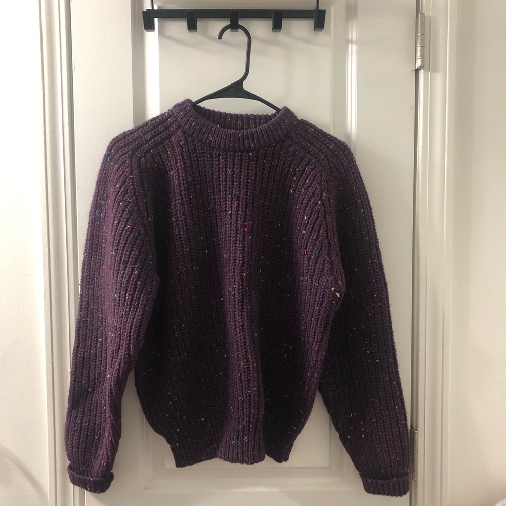 Women’s Purple Wool GAP Sweater